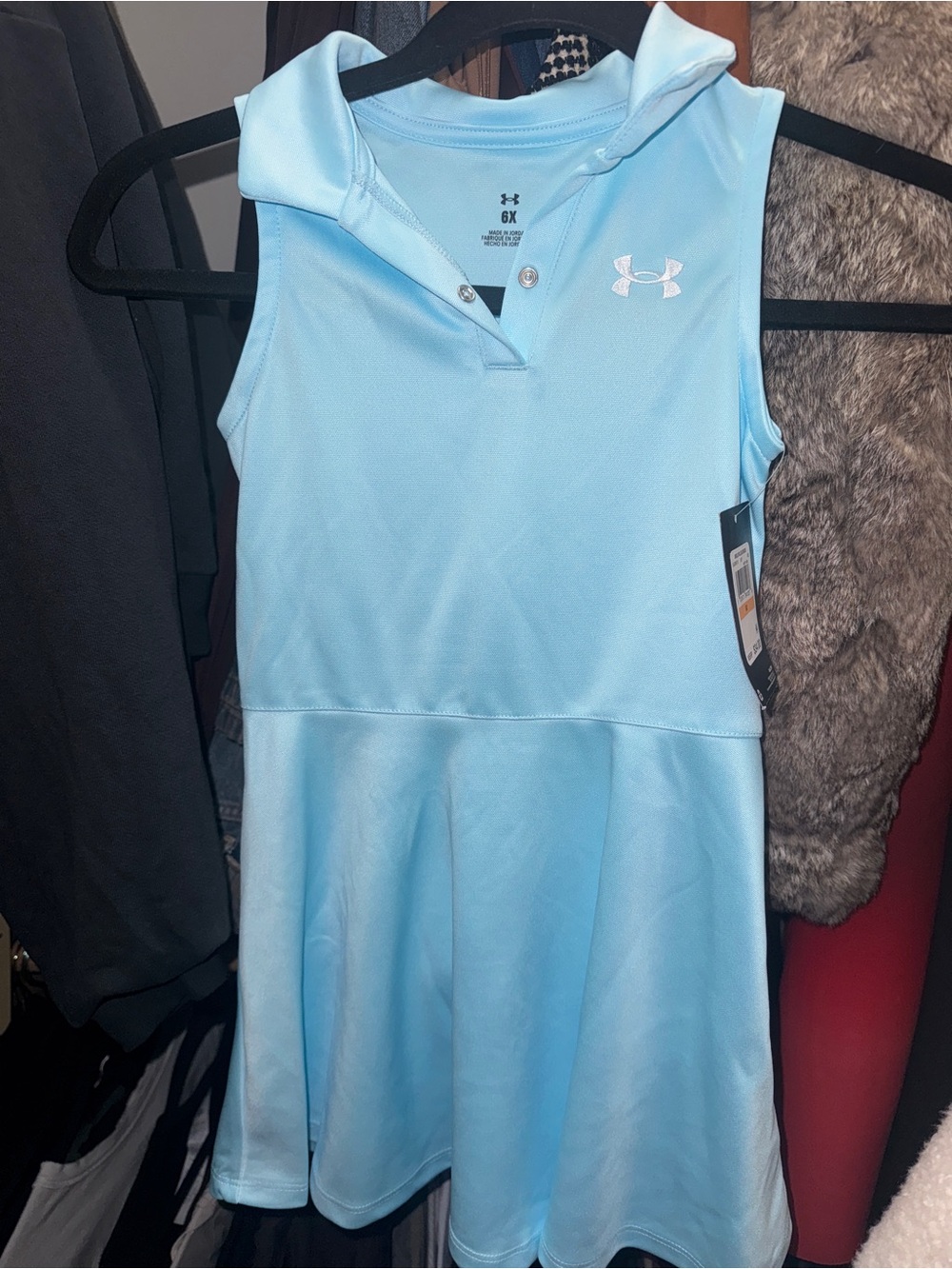 Under Armour Girls Light Blue Sleeveless Dress